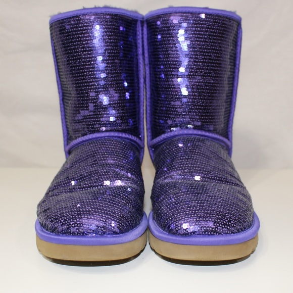 purple sequin ugg boots